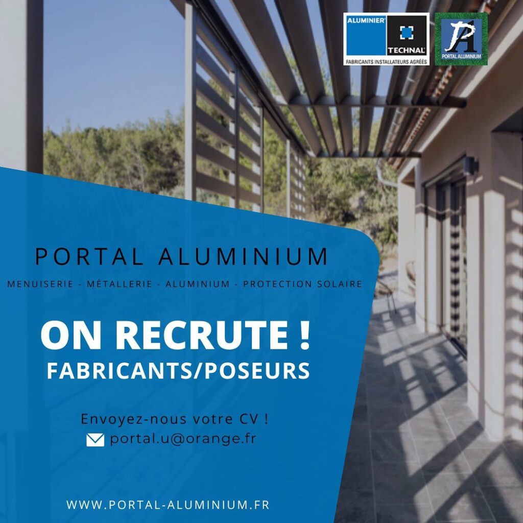Portal Aluminium recrute poseurs
